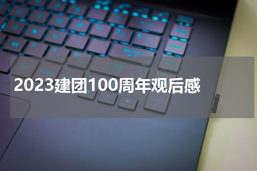 2023建团100周年观后感
