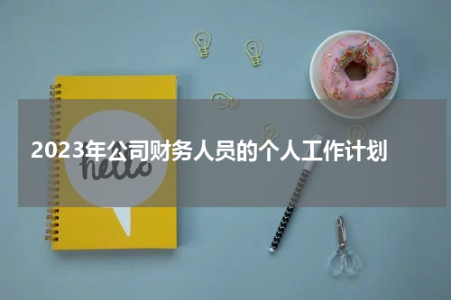 2023年公司财务人员的个人工作计划