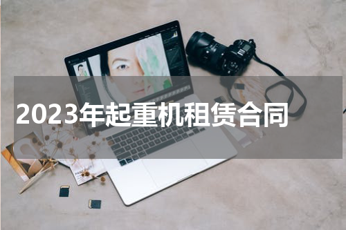 2023年起重机租赁合同