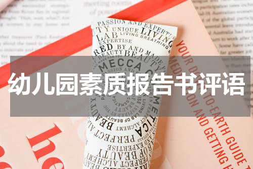 幼儿园素质报告书评语