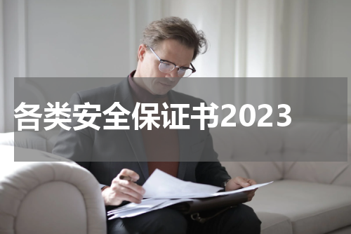 各类安全保证书2023
