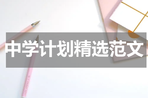 中学计划精选范文