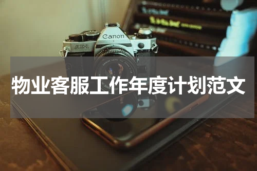 物业客服工作年度计划范文