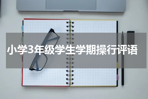 小学3年级学生学期操行评语