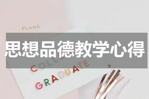 思想品德教学心得
