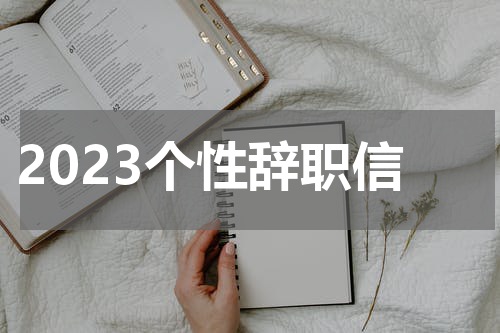 2023个性辞职信