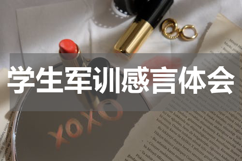 学生军训感言体会