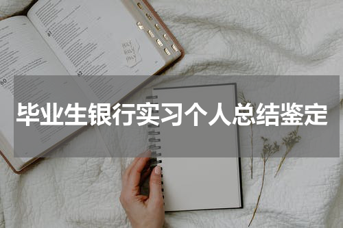 毕业生银行实习个人总结鉴定