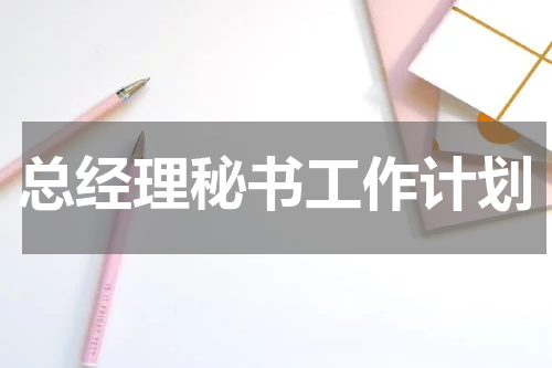 总经理秘书工作计划