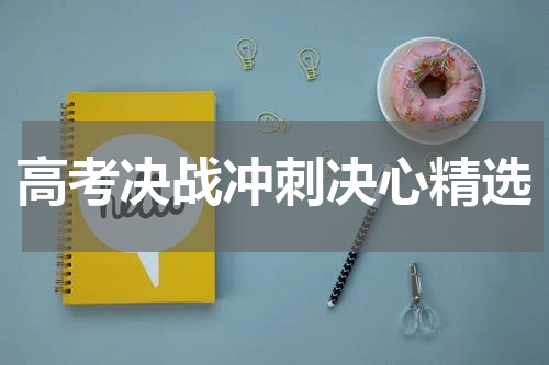 高考决战冲刺决心精选