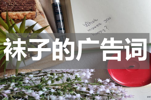 袜子的广告词