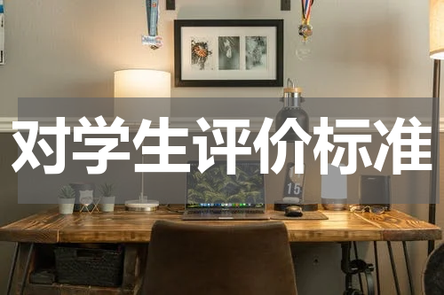 对学生评价标准