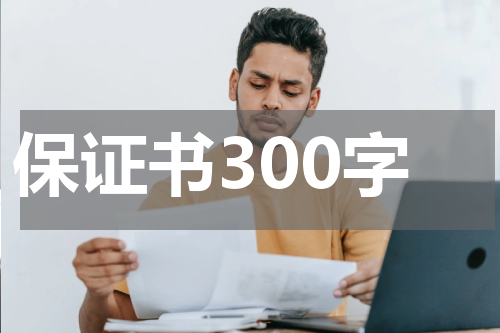 保证书300字