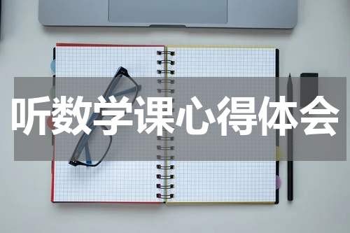 听数学课心得体会