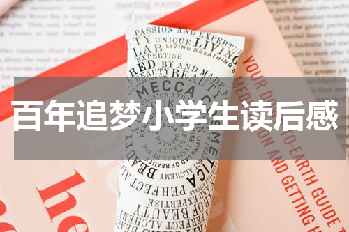 百年追梦小学生读后感