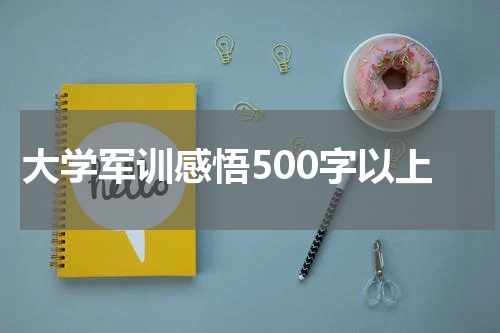 大学军训感悟500字以上