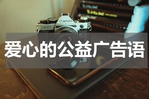 爱心的公益广告语