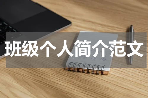 班级个人简介范文