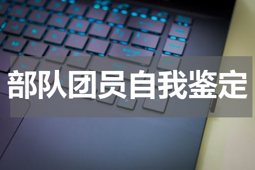 部队团员自我鉴定