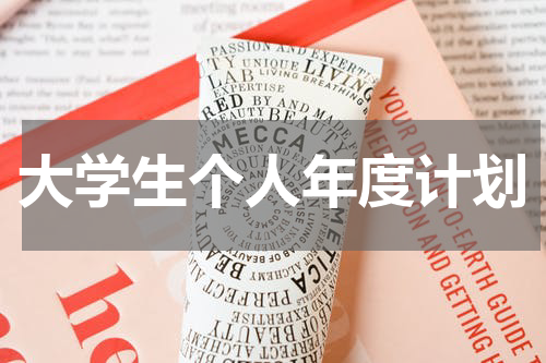 大学生个人年度计划