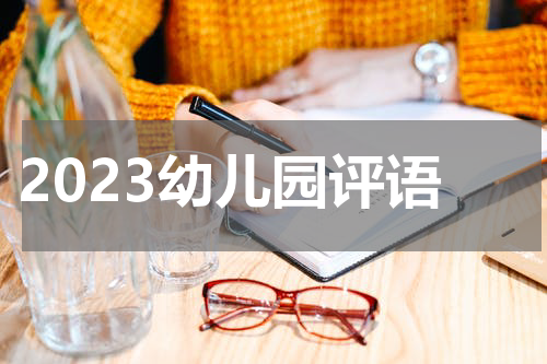 2023幼儿园评语