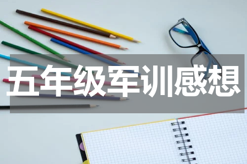 五年级军训感想