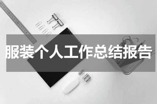 服装个人工作总结报告