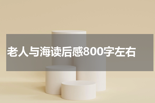 老人与海读后感800字左右