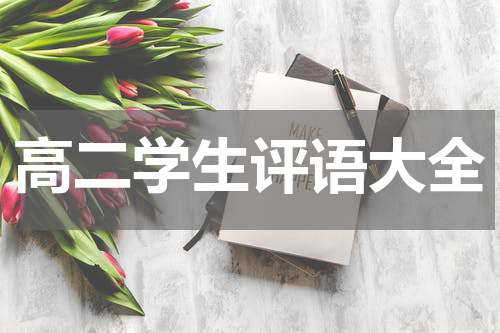高二学生评语大全