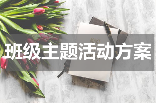 班级主题活动方案