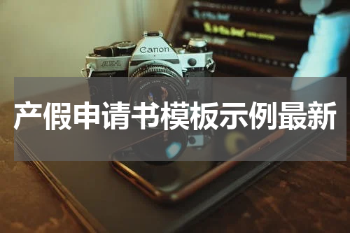 产假申请书模板示例最新
