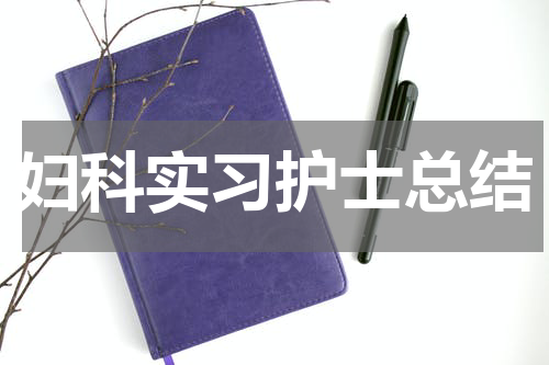 妇科实习护士总结