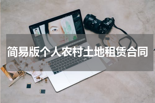 简易版个人农村土地租赁合同