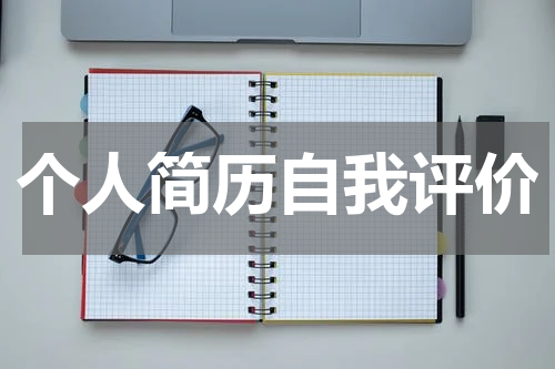 个人简历自我评价