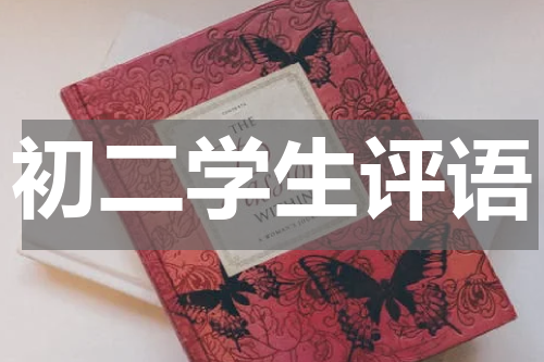 初二学生评语
