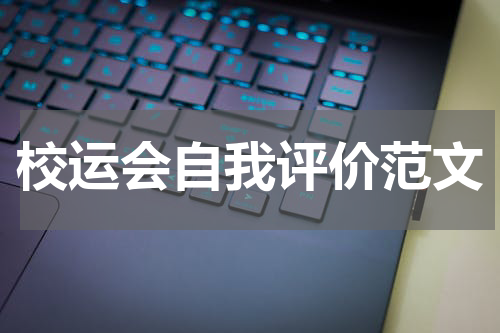 校运会自我评价范文