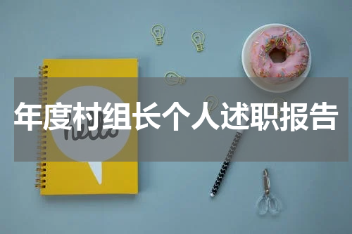 年度村组长个人述职报告