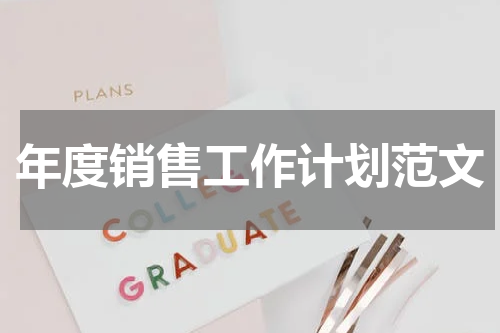 年度销售工作计划范文