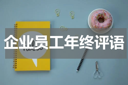 企业员工年终评语