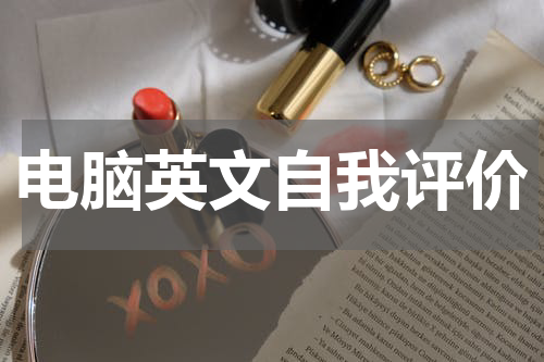 电脑英文自我评价