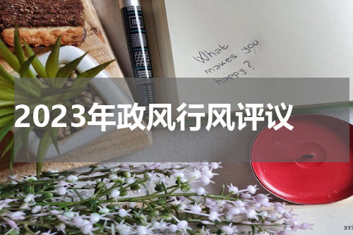 2023年政风行风评议