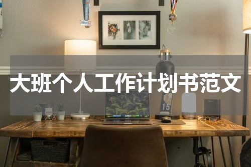 大班个人工作计划书范文