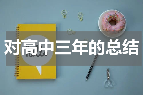 对高中三年的总结