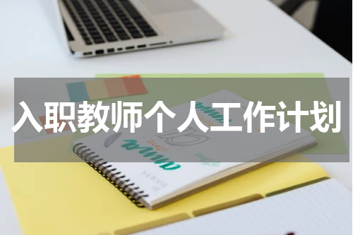 入职教师个人工作计划
