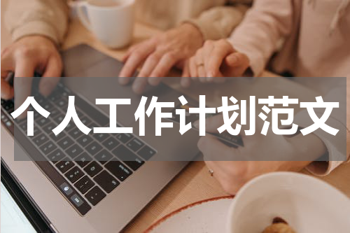 个人工作计划范文