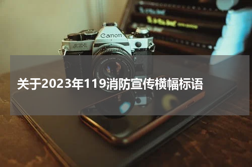 关于2023年119消防宣传横幅标语
