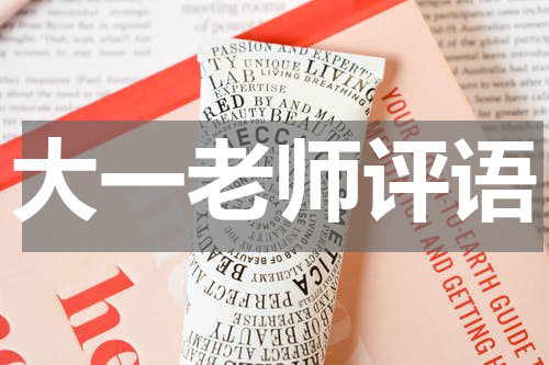 大一老师评语