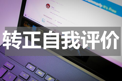 转正自我评价