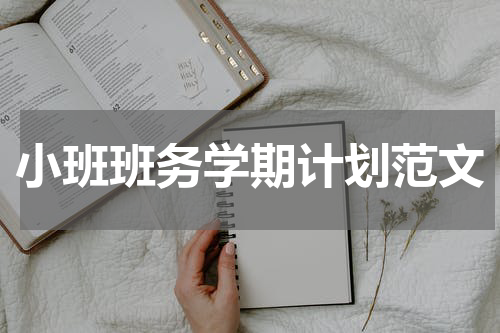小班班务学期计划范文