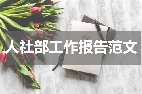 人社部工作报告范文